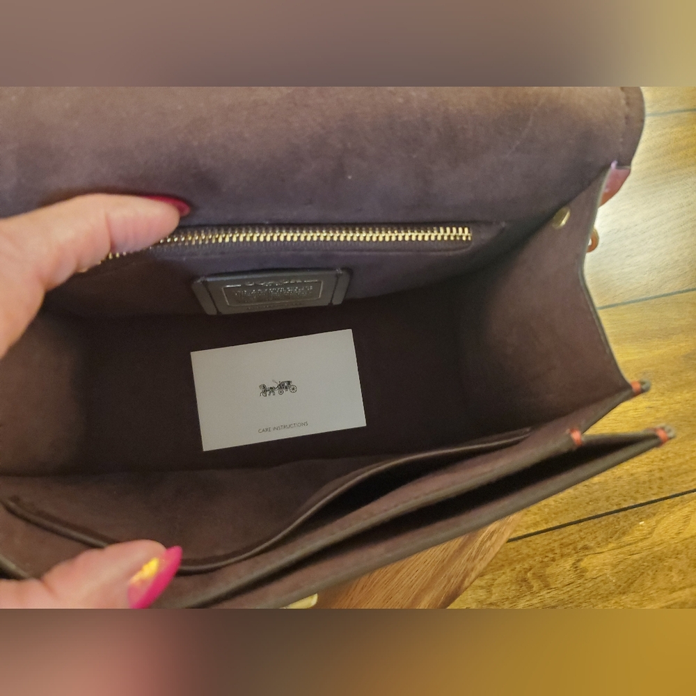 COACH PARKER METALLIC COLORBLOCK IN PERFECT LIKE NEW CONDITION! - Picture 11 of 16